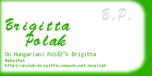 brigitta polak business card